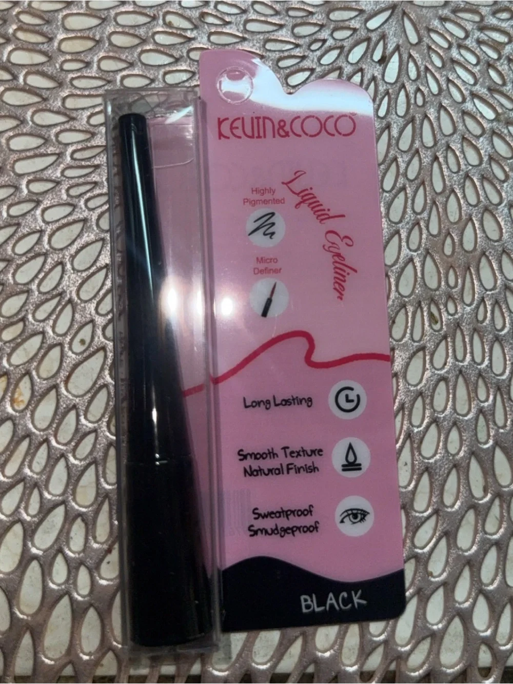 Keun & Coco Black Liquid Eyeliner — Precision Liner in Black